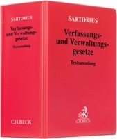 Sartorius Verfassungs- und Verwaltungsgesetze Textband mit Fortsetzungsbezug und Premiumordner