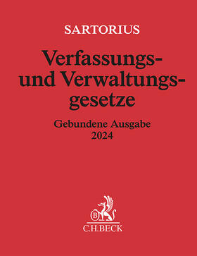 Sartorius Verfassungs- und Verwaltungsgesetze gebundene Ausgabe