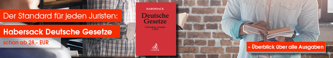 Anzeige: Habersack, Deutsche Gesetze
