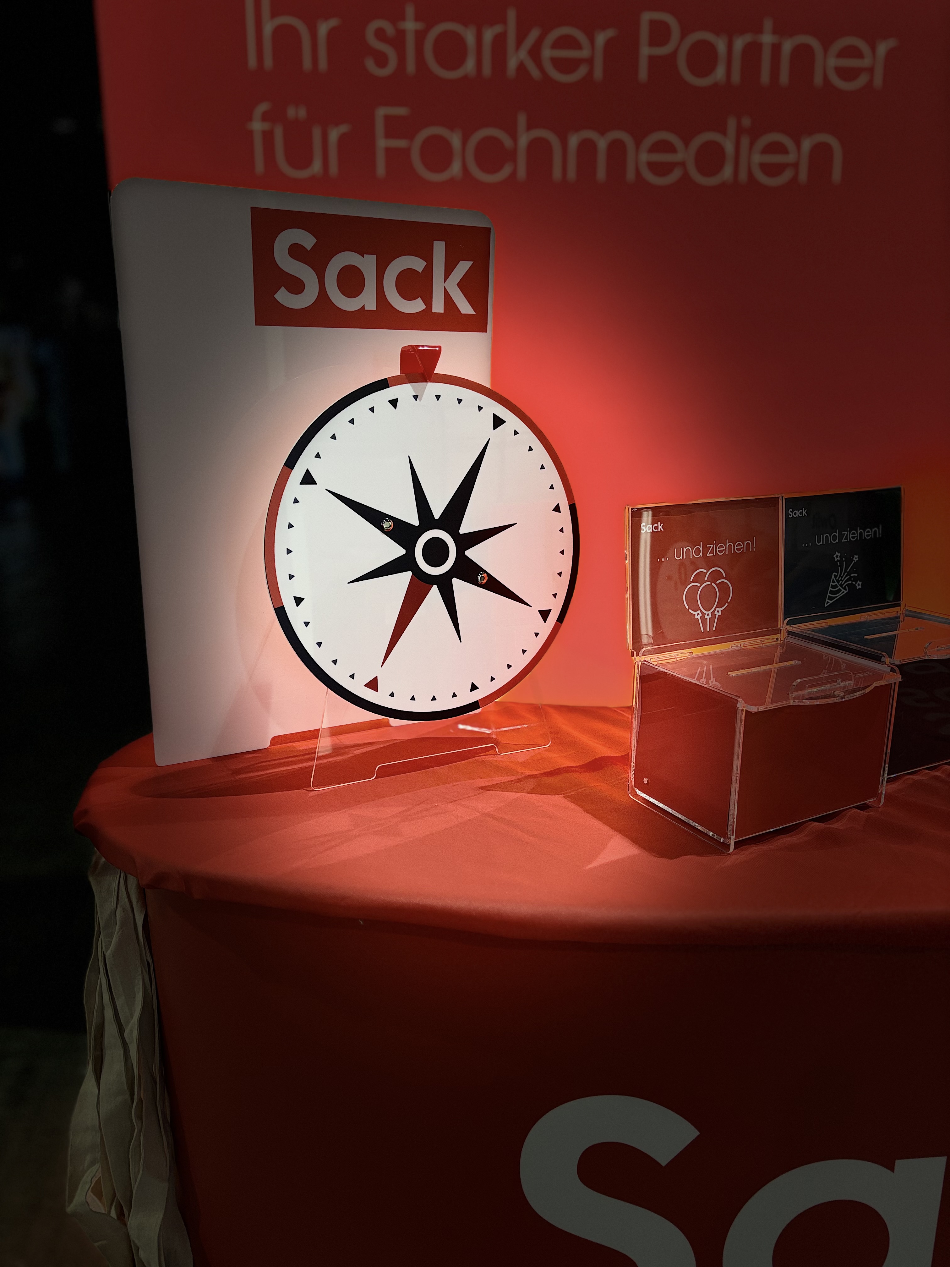 Glücksrad Sack