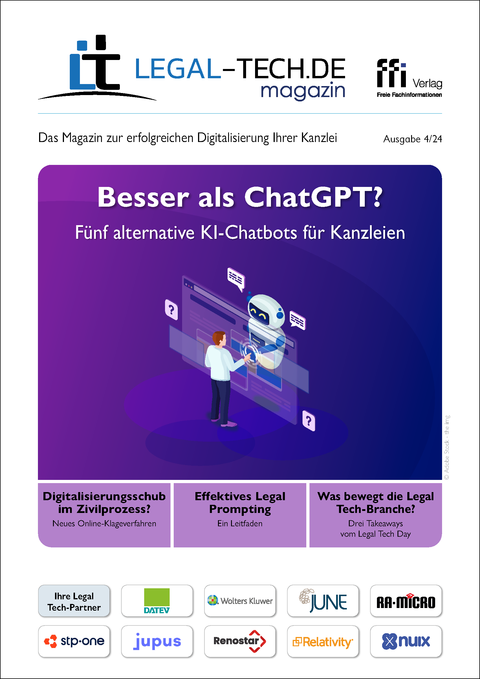 Legal-Tech.de: Fünf sichere ChatGPT - Alternativen