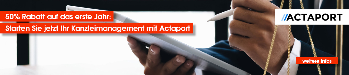 Actaport – Die Plattform für Anwaltskanzleien