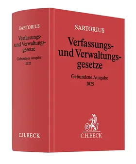 Sartorius Verfassungs- und Verwaltungsgesetze gebundene Ausgabe