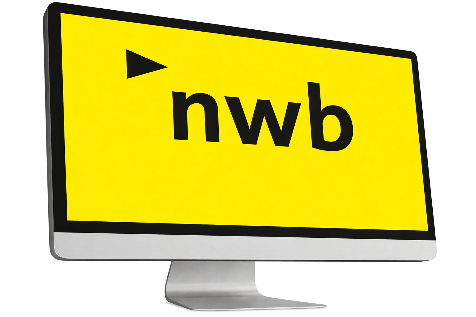 nwb Logo auf einem Monitor