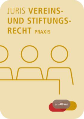 Cover des Moduls Verein- und Stiftungsrecht Praxis von juris