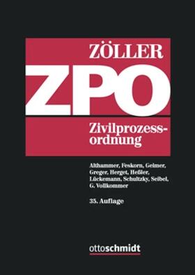 Zöller ZPO 35. Auflage 2024 hier vorbestellen!